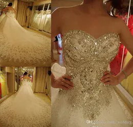 2019 старинные роскошные длинные свадебные платья Милая горный хрусталь с бантом свадебное платье плюс размер на заказ
