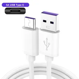 Cavi USB tipo C da 100 cm 1 m 5 A per Xiaomi Huawei Vivo Telefono cellulare Samsung USBC Ricarica rapida Cavo dati USB-C di ricarica rapida SPEDIZIONE VELOCE di alta qualità