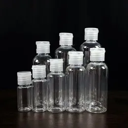 10ml/20ml/30ml/50ml/60ml/80ml/100ml Plastic Empty Bottles with Flip Cap for Shampoo, Lotions, Liquid Body Soap, Cream