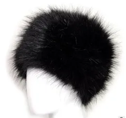 Fashion-Quality New Ladies Faux Fox Fur Russian Costack Style Winter Hat Warm Hattar Gratis frakt