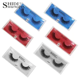 HEIßER 3D Nerz Wimpern Natürliche Lange Dicke Nerz Wimpern Handgemachte Wiederverwendbare Falsche Wimpern Voller Streifen Wimpern Make-Up Wimpern Verlängerung Faux Cils