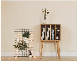 Белый дуб спальня мебель Nordic стиль книжный вариант твердой древесины журнал простой хранения кабинета мелкие бытовые тумбочки