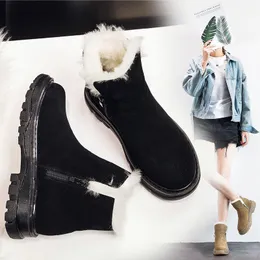 2020 High quality Grand princess muffin shoes bottom thick autumn and winter plus cotton warm fashion boots women's punk ankle boots
