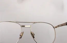 Оптово-новый роскошный популярный дизайнерские оптические очки CT0046 металлический прозрачный объектив Рамка очки E Casual Style Glasses поставляются с корпусом