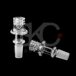 Gratis DHL !! Diamond Knot Quartz Enail Banger Fit 20mm Enail Coil Heater 14mm 18mm Man Kvinna Quartz Enail Banger för vattenrör Rig