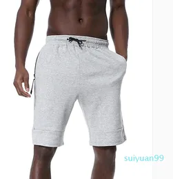 Whole Nkoe Tech Fleece Shorts Sport Pocket Spodnie Spodnie Casual Pants Grey Black S-XL3161