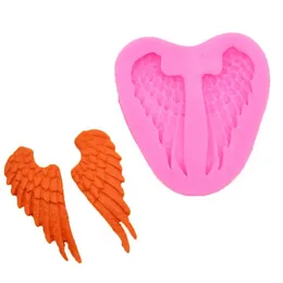 Hot Selling Cake Making Moulds Wings of The Angle Baking Moulds High Quality Baking Tools Dessert Biscuits Making Model LX1706