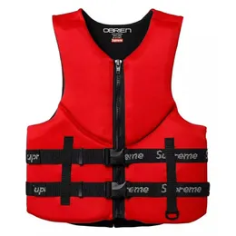 最終タイムセール【希少品】SUPREMEO'Brien Life Vest【XL Supreme O'Brien Life Vest Red - SS18 - US