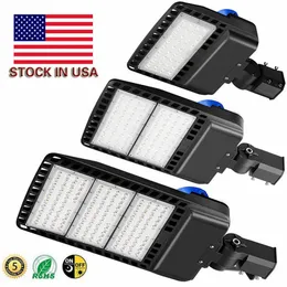 100W 150W 200W 300W 480W LED-skobox pole Light Parkering Lights, AC100-305V, IP65 Ourdoor Street Parkering Lotsljus, Gratis Photocell