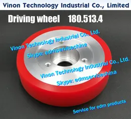 180.513.4 edm Driving Wheel A501 size:D=100x22mm for Agie AC150HSS-AC370HSS machine edm spare parts 180.513, 1805134, 238.443 Driving Roller