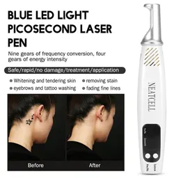 Professionell laser Picosecond Pen Tatuering Freckle Removal Mullvad Mörka fläckar Pigment Remover Laser Acne Treatment Machine Skönhetsvård Hembruk