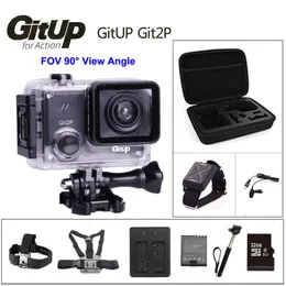 Freeshipping Git2P 90 Degree Lens Action Camera 2K Wifi Sports DV Full HD 1080P 30m Waterproof mini Camcorder 1.5 inch Novatek 96660