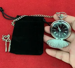 Partihandel Quartz Klockor Key Chain Bronze Roman Pocket Watch