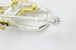 Nuovo DENIS WICK Tromba in Sib Bocchino in metallo a forma di U Accessori per strumenti laccati in oro e argento Dimensioni ugello 7C 5C 3C 1.5C