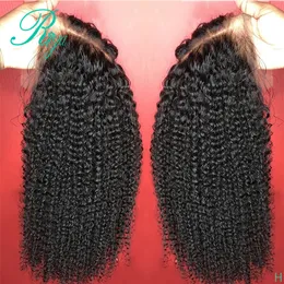 Perucas de cabelo humano de simuliaton de parte do meio profunda para mulheres com preto afro crespo encaracolado encaracolado sem cola perucas de cabelo sintético