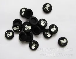 Mjukt silikon thumbsticks Skull Head Thumb Stick Grips Cap för PS5 PS4 PS3 Stick Grip för Xbox One 360 ​​Controller 1000PCS / Lot