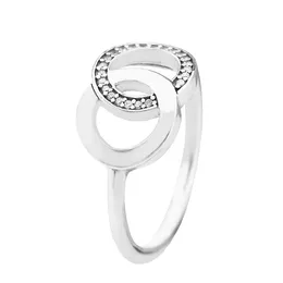 Wholesale-Cheart radiant teardrop rings S925 silver fits of pandora style rings 196251CZ H8ale