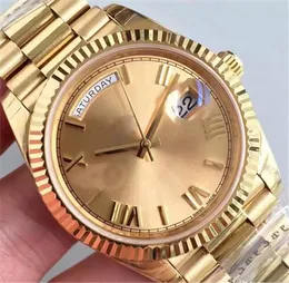 67 Men Luxury Watch 18K Gold Watch Sapphire Mirror 228238 Series High Quality Automatic Movement Original Folding Buckle Stain2551
