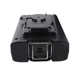 Freeshipping 2 x Camera Li-ion Battery 95Wh 14.8V + Dual Power Supply Charger for DSLR Camera Sony V-mount V Lock