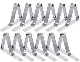 Tablecloth Clips Picnic Table Clips Flexible Stainless Steel Table Cloth Cover Clamps Table Cloth Holders Ideal for Picnics Marquees Wedding