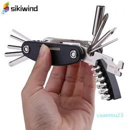 Wholesale-20 in 1 Bicycle Repair Tools Sets Multi Function Repair Mountain Road Bike Tool Kit Hex Wrench Cycle Steel Screwdriver Tools