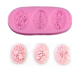 New Silicone Cake Decorating Mold Fondant Cupcake Candy Chocolate Soap Christmas Decoration Sugar Craft Silicone Mould Promotion