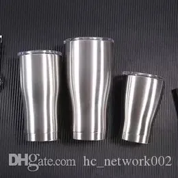 منحنى Tumbler 12oz 20oz 30oz من الفولاذ المقاوم للصدأ مقاوم المقاوم للصدأ الفولاذ المزدوج مسافرة سفر القدح بريق البهلوان الهولوغرافيا مع غطاء مقاوم للتسرب