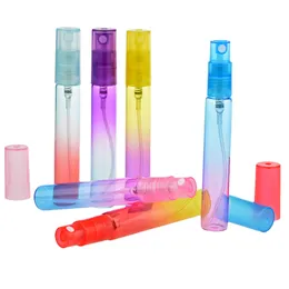 Gradient Color 8ml Refillable Perfume Spray Bottle Travel Mini Container Empty Cosmetic glass Containers