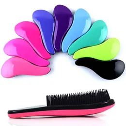 Magic Handle Tangle Detangling Comb Dusch Hårborste Detangler Salon Styling Tamer Exquite Söt användbart verktyg Hot Hairbrush LX1924