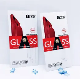 Pacote de caixas de embalagem de varejo cor para premium de vidro temperado protetor de tela para iphone xr xs max x 8 plus samsung s6