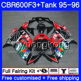 + Tank für HONDA CBR600FS CBR600RR JOMO Red Factory CBR600 F3 1995 1996 Karosserie 289HM.71 CBR 600 F3 FS CBR 600F3 95 96 CBR600F3 95 96 Verkleidung