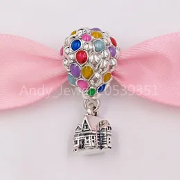 Andy Jewel Autentico 925 Sterling Silver Beads DSN Up House Balloons Charm Charms Adatto per bracciali gioielli stile Pandora europeo Collana 798962C