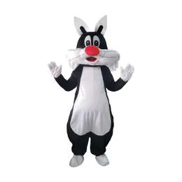 2019 Wysokiej jakości Sylvester Cat Mascot Costume Anime Mascotte Adult Halloween Boże Narodzenie urodziny