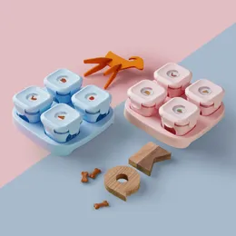 Xiaomi Youpin Kalar Baby Food Container Glass Storage Box Food Glass Silicone Food Supplement Box Infant Crisper 3009398C3