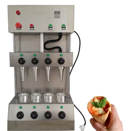 Ticari Paslanmaz Çelik Pizza Koni Makinesi Elektrikli Pizza Yumurta Roll Oluşturma Yapıcısı