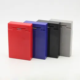 New Colorful Plastic Automatically Open Tobacco Cigarette Case Protective Shell Storage Box Portable Container Innovative Smoking Holder