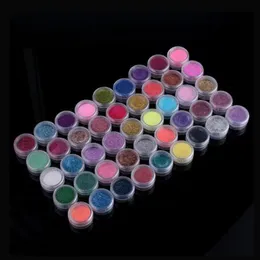 45 Sztuk / zestaw Glitter Paznokci Proszek Paznokci Glitter Efekt Shining Polering Akcesoria Wspaniałe Dekoracje Sztuki Akcesoria Manicure