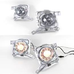 1 Pair Daylight Car LED DRL Daytime Running Lights Fog lamp cover For Toyota Land Cruiser FJ200 LC200 2012 2013 2014 2015