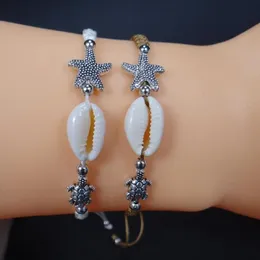 European and American Bracelet creative starfish shell bracelet small turtle starfish hand Bracelet WL881