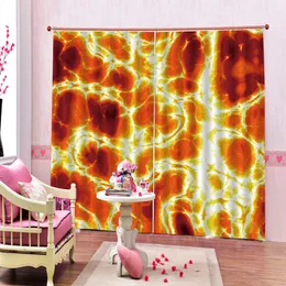 Wholesale 3d Curtain Window Fantasy Red Gorgeous Color Customize Your Favorite Beautiful Blackout Curtains For You