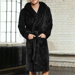Men Women Long Bath Robe Bath Towel Bathrobe Coral Velvet Pajamas Body Spa  Super Absorbent Home