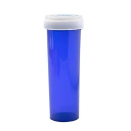 Large Volume 60 Dram Push Down & Turn Vial Container Acrylic Plastic Herb Storage Stash Jar Plastic Pill Bottle Case Box Herb Container