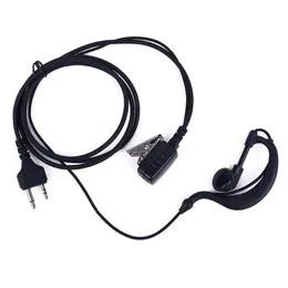 2 Pin PTT Ear Hook Earpiece Earphone MIC For MIDLAND Walkie Talkie G6/G7/G8 R8T6