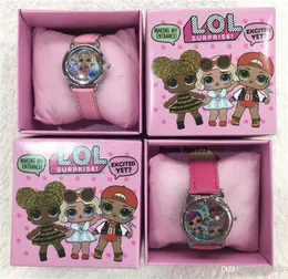 Kids Cartoon Watch Come with Box Package Christmas Perfect Gift for Girls and Boys Free Shipping Via DHL