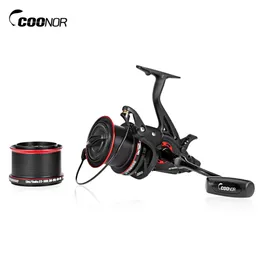 COONOR NFR9000+8000 Double Spool Fishing Reel 12+1 BB 4.6:1 Spinning Fishing Reel Folding Left/Right Handle Fishing Reel