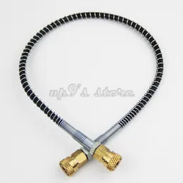 PCP Airforce Paintball Stainless Steel Quick Disconnect M10*1 Female Coupler Connector With 50cm / 100cm Nylon Hose