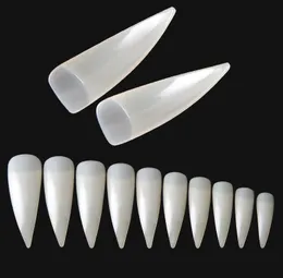 600pcs Wholesale New Nail Art Clear Half Well False Acrylic Nail Tips For UV Gel Decoration Half Nail Tips Extension Finger Tools Manicure