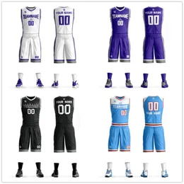 Herren-Trainingsanzüge, Basketball-Trikots, Sets, Uniformen, Sport-Set, Kleidung, Hemden, Shorts, Anzüge, Seitentaschen, individuelle Druckzeichnung