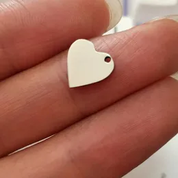 Accessori moda Acciaio inossidabile Argento cuore ciondolo cuore regalo per le amiche giovani ragazze donne mamma moglie