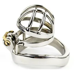 Rostfritt stål Super Small Male Chastity Device Metal Chastity Cage A78